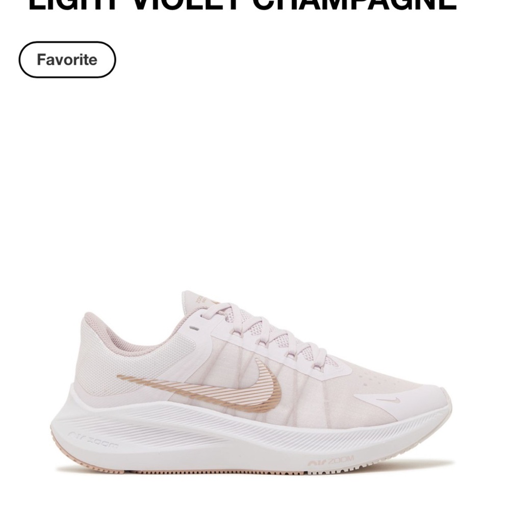 Nike Light Violet Champagne Sneakers